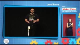 Josef Prusa - Maker Faire Rome