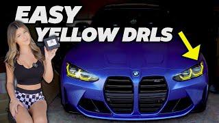 How To Install Yellow DRL Modules on A G80 M3