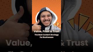 The Best B2B & B2C Content Strategy | Value, Proof & Trust | Social Media Strategy For Businesses