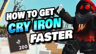 Get Crystallized Iron FAST in Roblox Islands