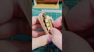 Ship modeling. Building a small wooden boat. Scale 1/72