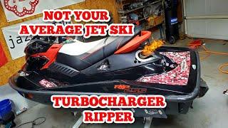 90mph Turbo Jetski gets a RICER exhaust! My first time fabricating!