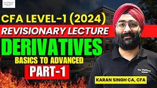 CFA Level 1 Derivatives Revisionary Lectures Part-1 | CFA Level 1 Revision @thewallstreetschool