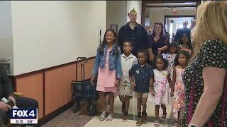 7 siblings adopted by North Texas couple