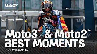 Moto3™ & Moto2™ Best Moments | 2024 #MalaysianGP