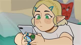 texting: a zelink fan animation (BOTW AU)