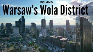 Warsaw's Wola District - 4K drone video