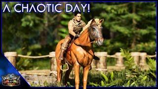 A Chaotic Day But I Tamed A Horse! | Ark Svartalfheim EP04