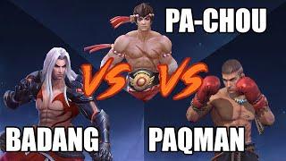 CHOU VS BADANG VS PAQUITO - WHO IS GONNA WIN?? - MLBB - MOBILE LEGENDS LABORATOYMY