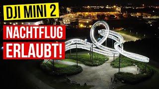 DJI Mini 2 SE Nachtflug Tutorial: So fliegst Du mit Deiner Drohne in der Nacht und bei Dunkelheit