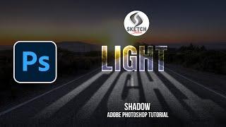 Light Shadow Text Effect in Photoshop CC Tutorial | Sketch Station