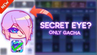 Secret eye in gacha club?  || unpopular aesthetic eye hack !!