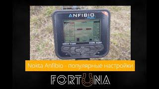 Nokta Anfibio - самые популярные настройки