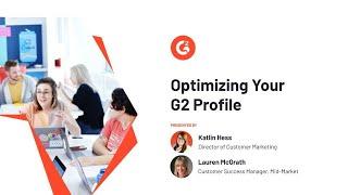 Office Hours: Optimizing Your G2 Profile