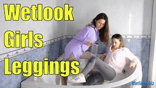 Wetlook girls in Leggings | Wetlook Group Girls swimming together | Wetlook girls in a jacuzzi