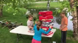DIY Soft Giant Jenga Game for Kids!