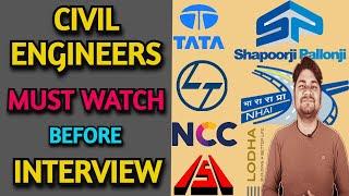 Basic Interview QnA for Civil Engineers for Cracking Jobs | Learning Civil Technology