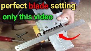 Diamond blades Sharpening | Planer blades setting | Planer machine blade fitting secret | woodworker