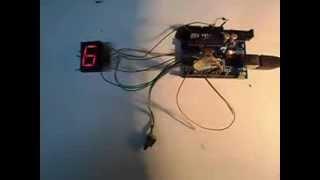 Arduino 7segment led dice