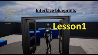 Unreal Engine 5.1.1 Blueprint Interface ( interact, lesson 1)