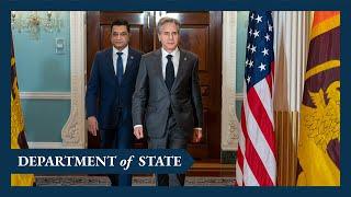 Secretary Blinken meets with Sri Lankan Foreign Minister Ali Sabry