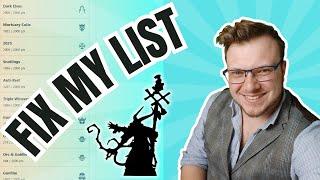 FIX MY LIST! Episode 2: 5th ranked player in the world fixes YOUR lists!