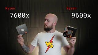 Ryzen 5 9600x vs 7600x I Сравнение процессоров! I Стоит ли обновляться?