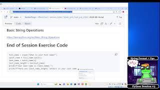 HackerFrogs x BGH - Python Programming #3 - String Formatting and Operations