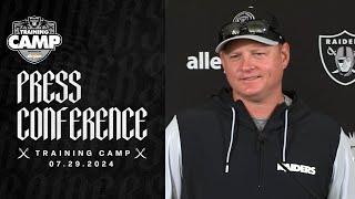 Coach Getsy Presser - 7.29.24 | Raiders | NFL