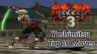 Tekken 3 Yoshimitsu Top 10 Moves | Tekken 3 download kaise kare #gameplay #tekken3