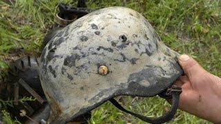 We found a German dugout. The state of the finds was startling! Searching relics of WW2