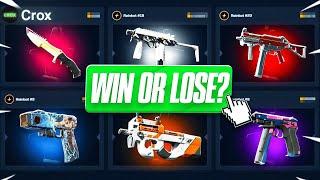 I GOT GOOD WIN FROM 3V3 CASE BATTLES(RAINGG PROMO CODE 2024)RAINGG FREE PROMO CODE 2024