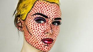 Pop Art / Comic Book Makeup Tutorial | Emma Pickles