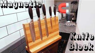 MAGNETIC Knife Block - Recycled WOOD