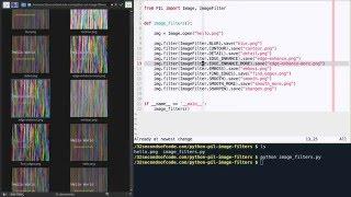 How to use image filters in Python/PIL?
