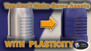 PLASTICITY is JUST for CAD! NOT GAMES. - How to optimize your CAD mesh for game engines