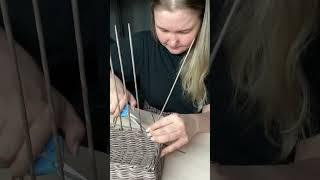 Плету корзинку - невидимку. Тгк-«Тепло и творчество» #плетение #корзинка #diy #творчество #рукоделие