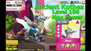 Ancient Koth'ez level up to 8 star-Dragon Mania Legends | Kothez Dragon Max Level | DML