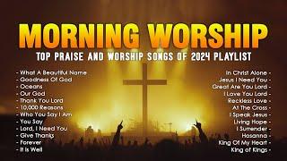 What A Beautiful Name - Top Praise And Worship Songs Of 2024 Lyrics  Morning Worship Playlist 2024