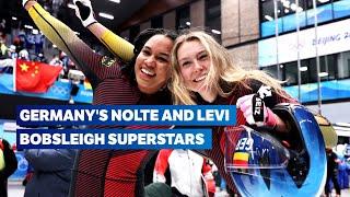 Germany take gold & silver!  | Bobsleigh Beijing 2022 | 2-Woman highlights