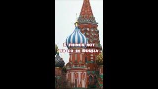 5 Things Not to do in Moscow!!! #Shorts