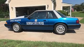 Quick video of my 1990 Georgia State Trooper SSP GSP mustang