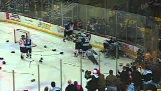 Alaska Aces - Bakersfield Condors Line Brawl 1/28/2011