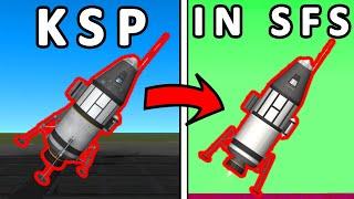 I played KSP IN SFS! - Spaceflight Simulator