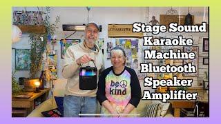 Awesome Compact Karaoke.Machine Bluetooth Speaker Amplifier  from Stage Sound
