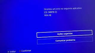 Playstation 4 - Erro CE 34878-0