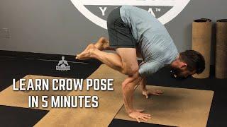 Learn Crow Pose in 5 Minutes! | #yogaformen