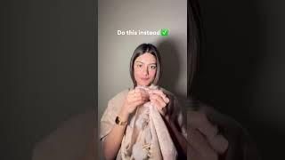 Scarf hack you need to try  #scarf #hack