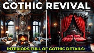 Interiors Full of Gothic Details Gothic Revival Style