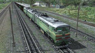 Магистральный тепловоз 2ТЭ10М 2437 три секции Train Simulator 2019